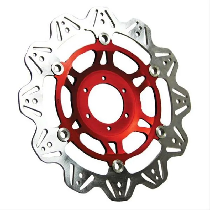 EBC 04-06 Suzuki DL 650 V-Strom Front Left/Right Vee Floating Red Rotor EBC 04-06 Suzuki DL 650 V-Strom Front Left/Right Vee Floating Red Rotor