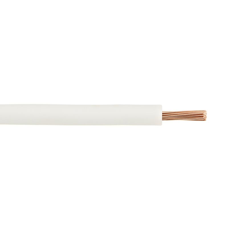 0.5mm White Multistrand Wire