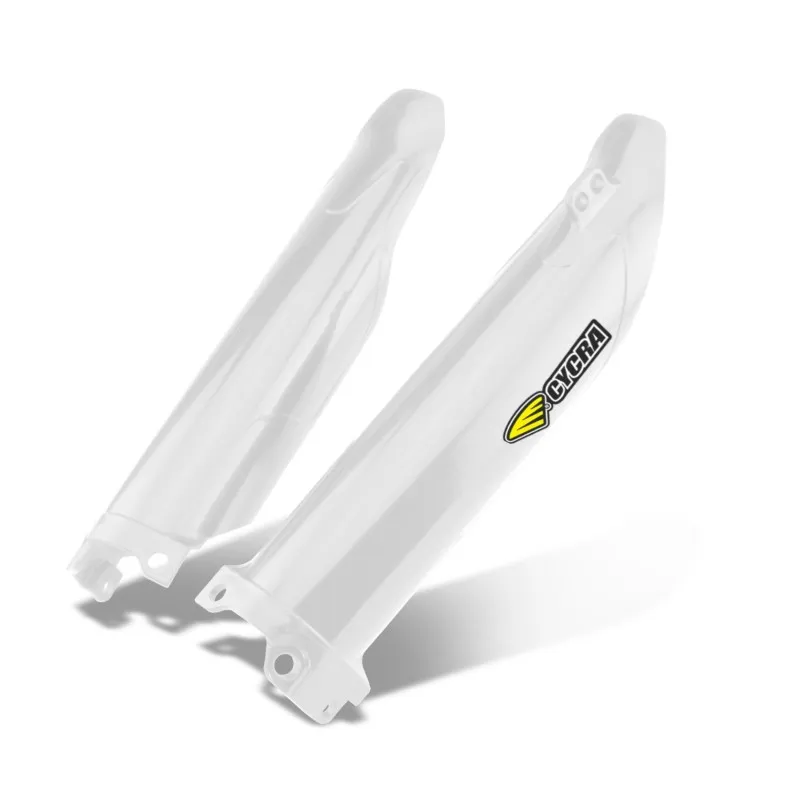 Cycra 21+ Kawasaki KX450X Fork Guards - White Cycra 21+ Kawasaki KX450X Fork Guards - White