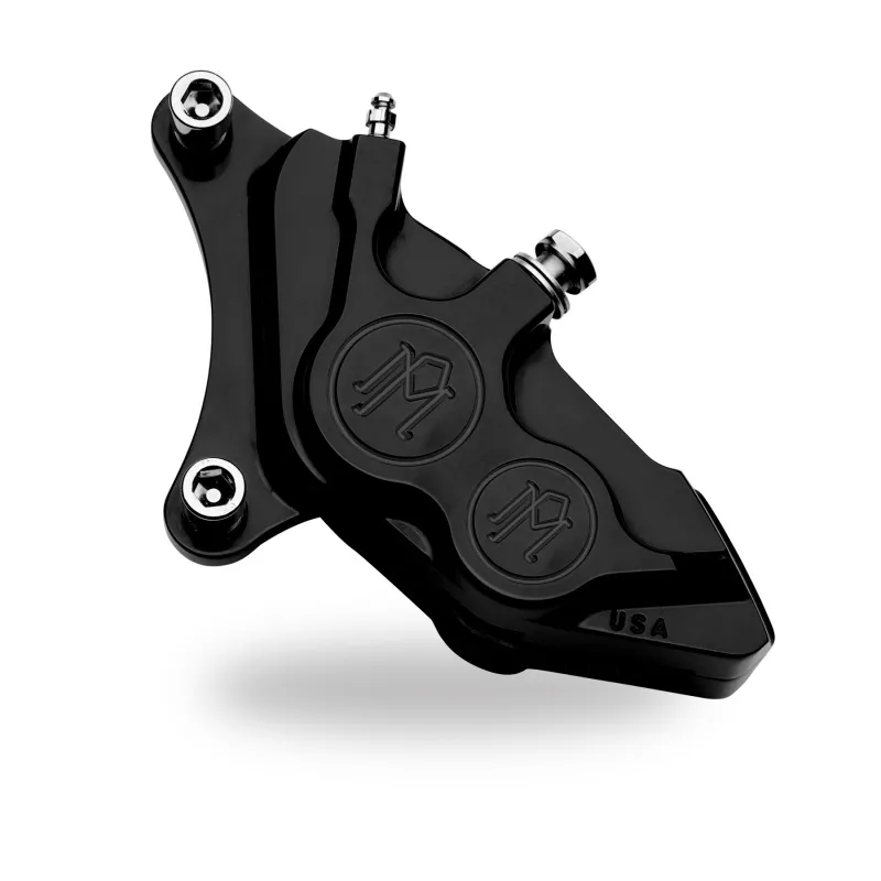 Performance Machine 00-17 HD Caliper 137x4B Left 11.5in - Black Ano Performance Machine 00-17 HD Caliper 137x4B Left 11.5in - Black Ano