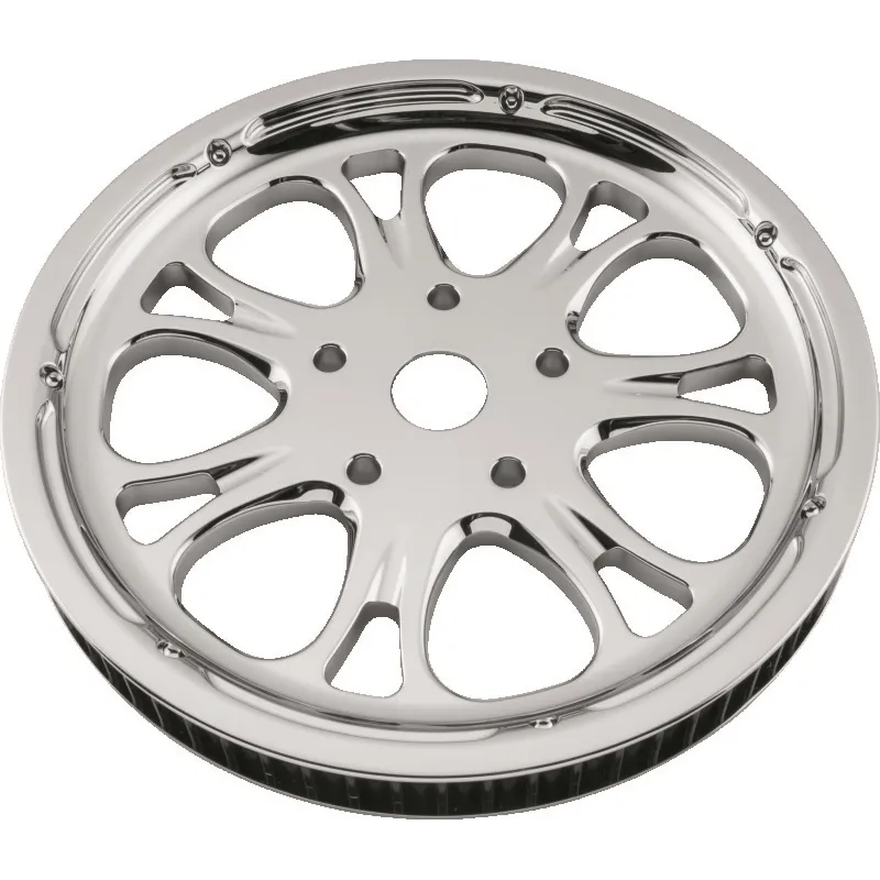 Performance Machine Belt Pulley 66T x 1in Heathen - Chrome Performance Machine Belt Pulley 66T x 1in Heathen - Chrome