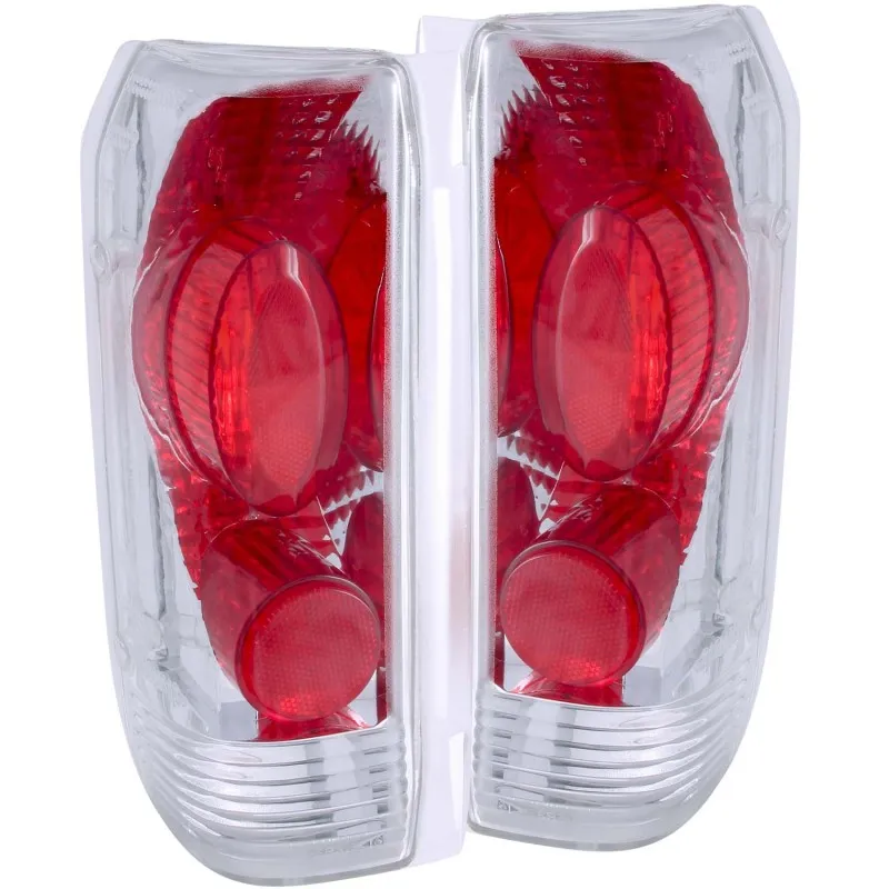 ANZO 1989-1996 Ford F-150 Taillights Chrome ANZO 1989-1996 Ford F-150 Taillights Chrome