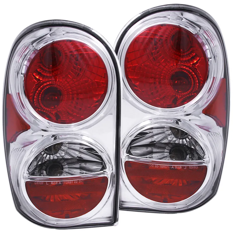 ANZO 2002-2007 Jeep Liberty Taillights Chrome ANZO 2002-2007 Jeep Liberty Taillights Chrome
