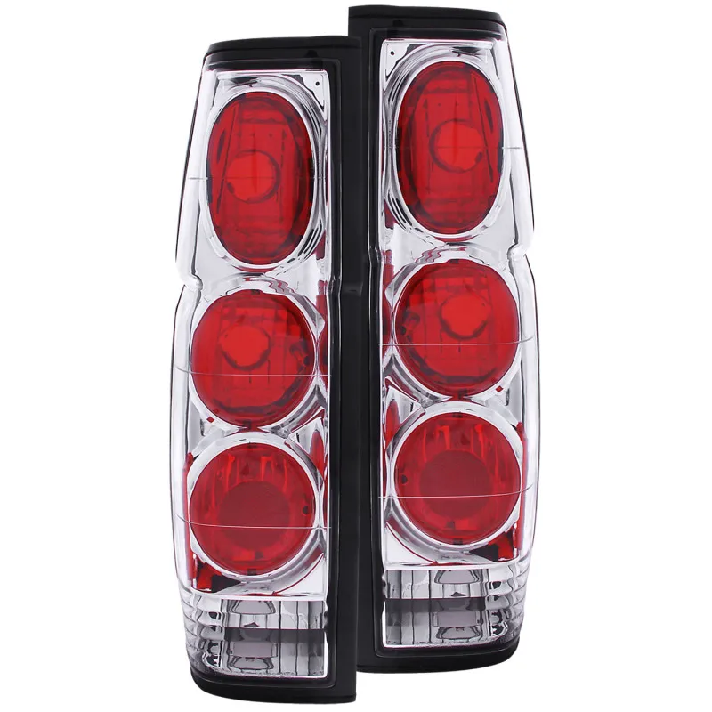 ANZO 1986-1997 Nissan Hardbody Taillights Chrome ANZO 1986-1997 Nissan Hardbody Taillights Chrome