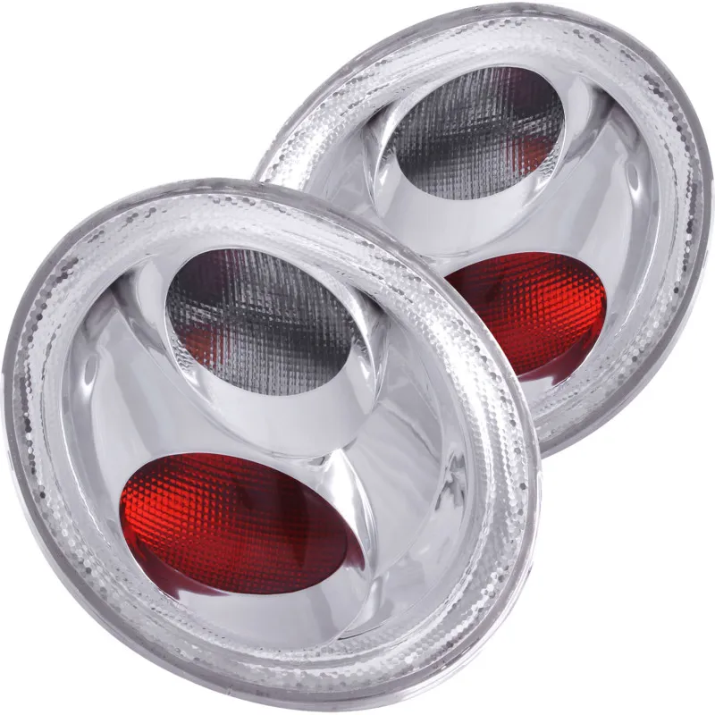 ANZO 1998-2005 Volkswagen Beetle Taillights Chrome ANZO 1998-2005 Volkswagen Beetle Taillights Chrome