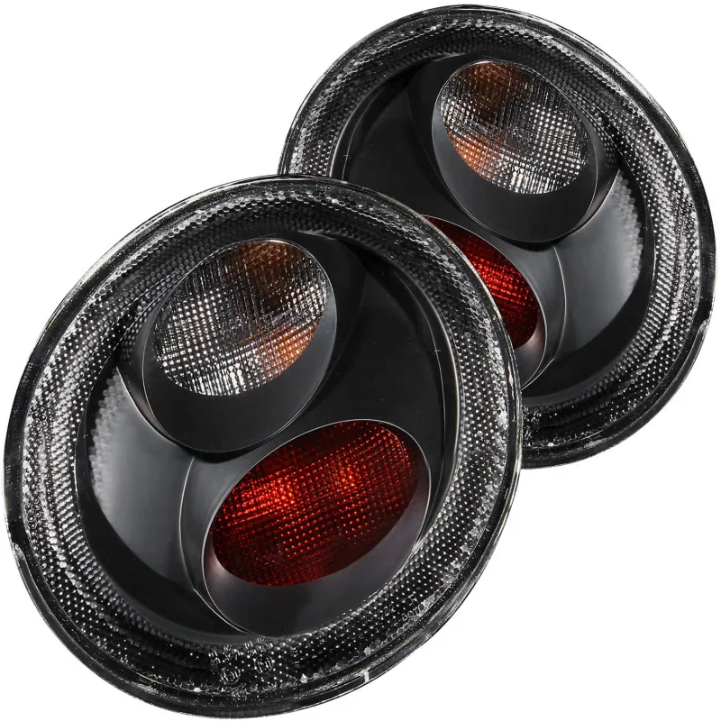 ANZO 1998-2005 Volkswagen Beetle Taillights Black ANZO 1998-2005 Volkswagen Beetle Taillights Black