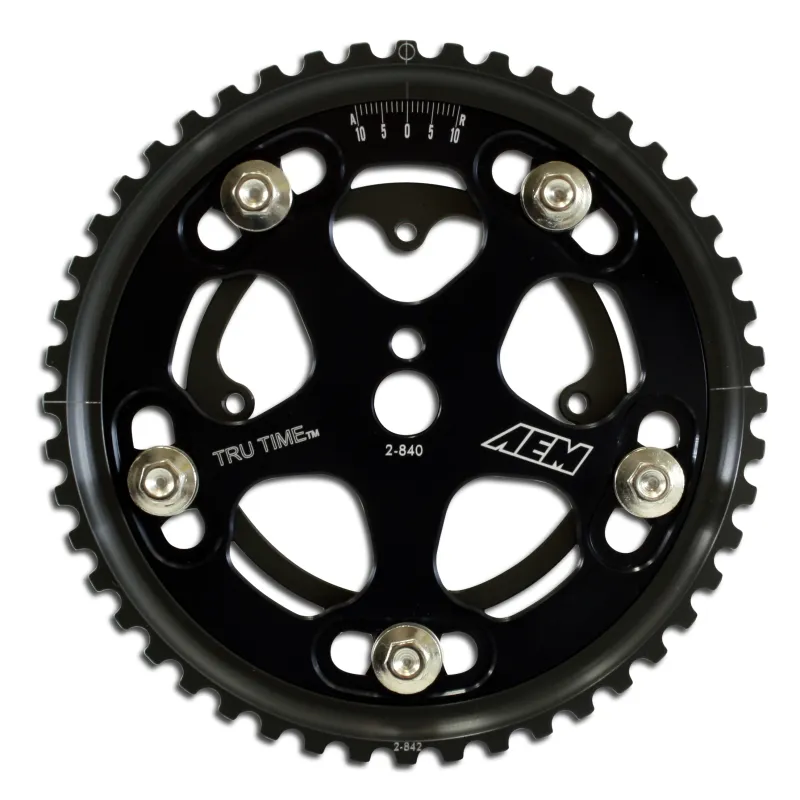 AEM 4G63/T Black Tru-Time Cam Gear AEM 4G63/T Black Tru-Time Cam Gear