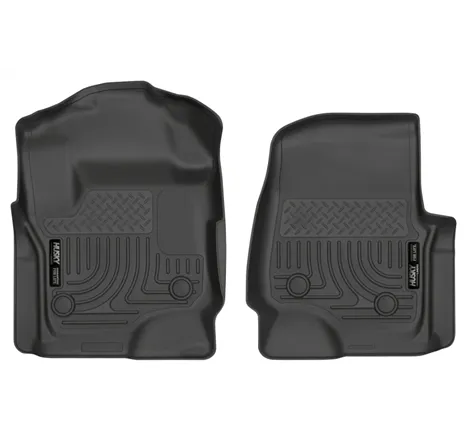 Husky Liners 17 Ford F-250 Super Duty SuperCab WeatherBeater Black Floor Liners