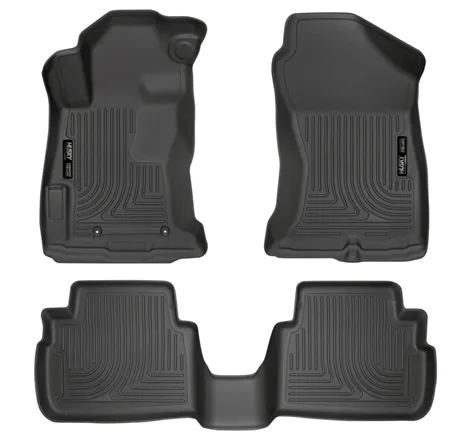 Husky Liners 2017 Subaru Impreza Weatherbeater Black Front & 2nd Seat Floor Liners
