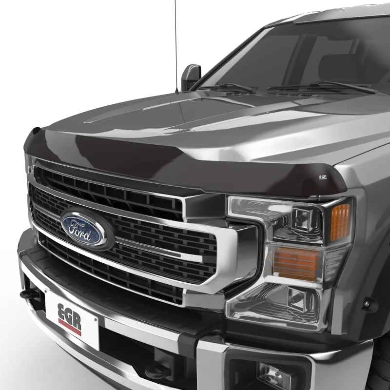 EGR 17+ Ford F-250/F-350 Superguard Hood Shield - Smoke Finish EGR 17+ Ford F-250/F-350 Superguard Hood Shield - Smoke Finish