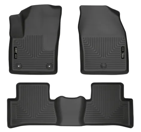 Husky Liners 2018 Toyota CH-R Weatherbeater Black Front & 2nd Seat Floor Liners