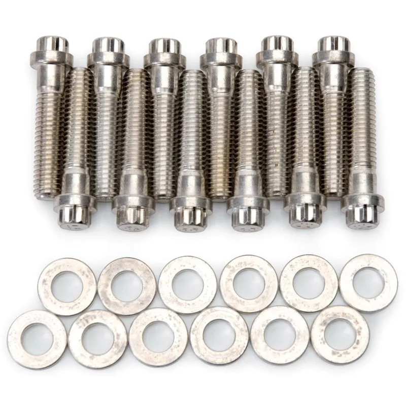 Edelbrock Plated Intk Bolt Kit for 2176 Edelbrock Plated Intk Bolt Kit for 2176
