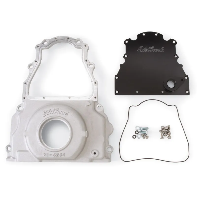 Edelbrock Timing Cover 2-Piece for GM Gen 4 Ls-Series Edelbrock Timing Cover 2-Piece for GM Gen 4 Ls-Series