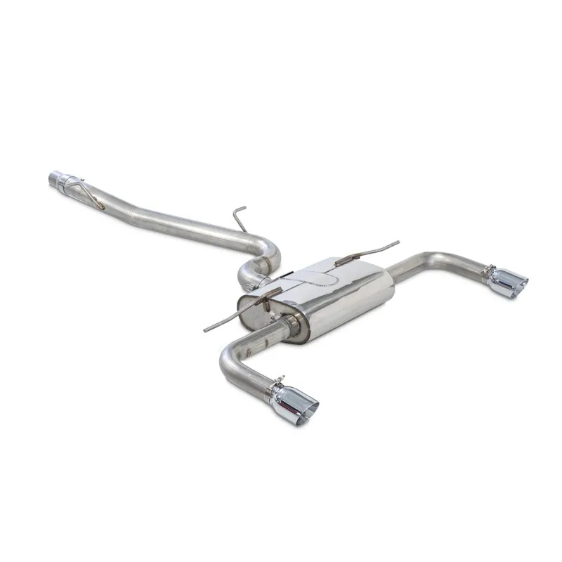 AWE Tuning Audi 8V A3 Touring Edition Exhaust - Dual Outlet Chrome Silver 90 mm Tips AWE Tuning Audi 8V A3 Touring Edition Exhaust - Dual Outlet Chrome Silver 90 mm Tips