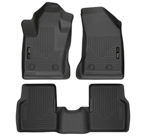 Husky Liners 2017 Jeep Compass Weatherbeater Black Front & 2nd Seat Floor Liners
