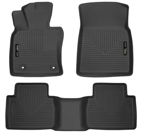 Husky Liners 2018 Toyota Camry Weatherbeater Black Front & 2nd Seat Floor Liners