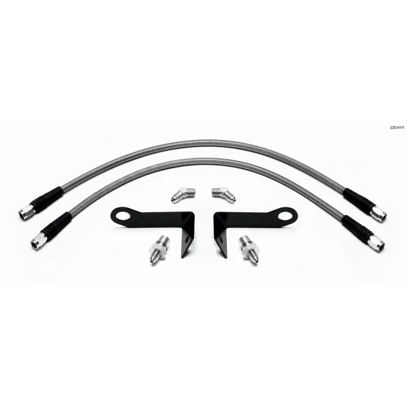 Wilwood Flexline Kit Front 2005-08 Ford Mustang w/ SL4 or SL6 Caliper Wilwood Flexline Kit Front 2005-08 Ford Mustang w/ SL4 or SL6 Caliper