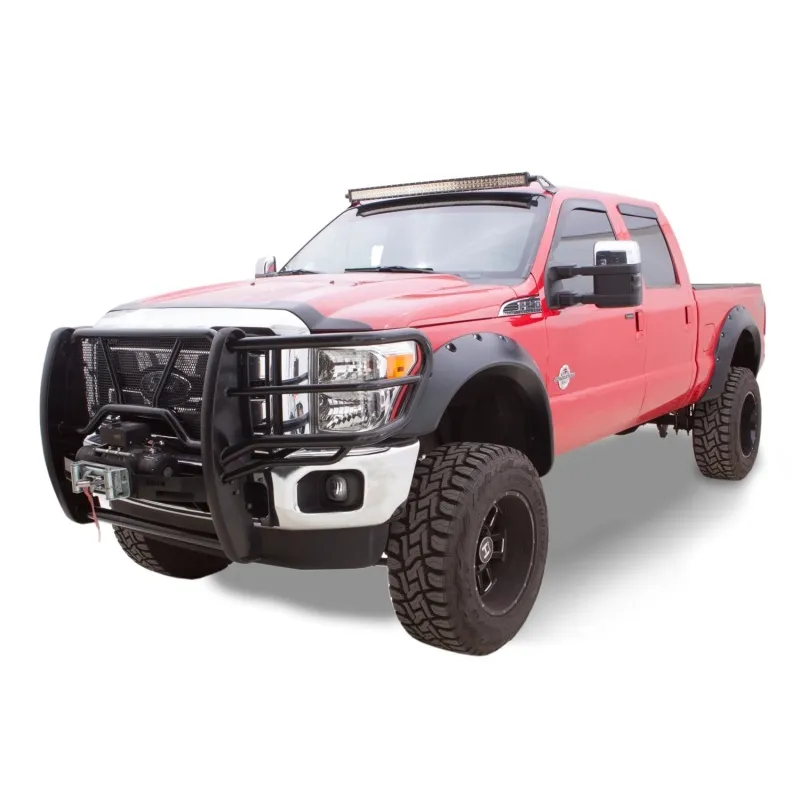 Bushwacker 11-16 Ford F-250 Super Duty Cutout Style Flares 4pc - Black Bushwacker 11-16 Ford F-250 Super Duty Cutout Style Flares 4pc - Black