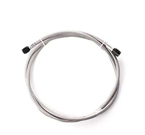 Snow Performance 1ft Stainless Steel Braided Line (Black) w/ 4AN Fittings