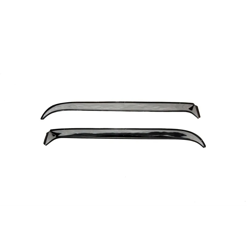 AVS 87-04 Peterbilt 320 Ventshade Window Deflectors 2pc - Stainless AVS 87-04 Peterbilt 320 Ventshade Window Deflectors 2pc - Stainless