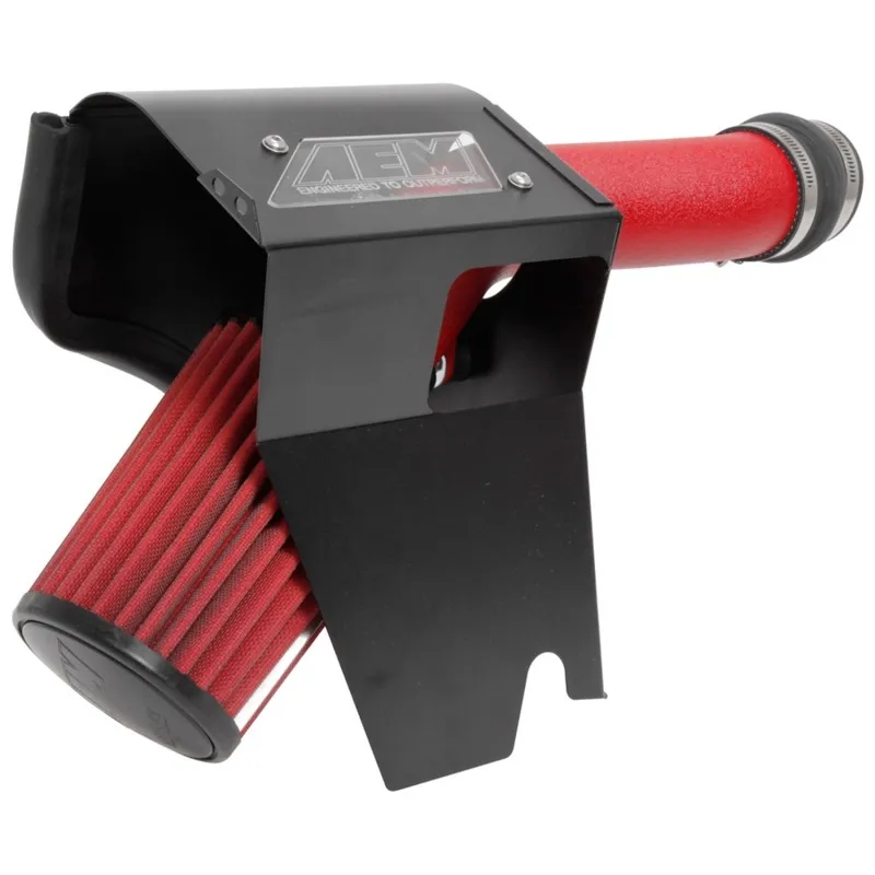AEM 2018 Subaru WRX STI 2.5L H4 F/I Cold Air Intake System - Wrinkle Red AEM 2018 Subaru WRX STI 2.5L H4 F/I Cold Air Intake System - Wrinkle Red