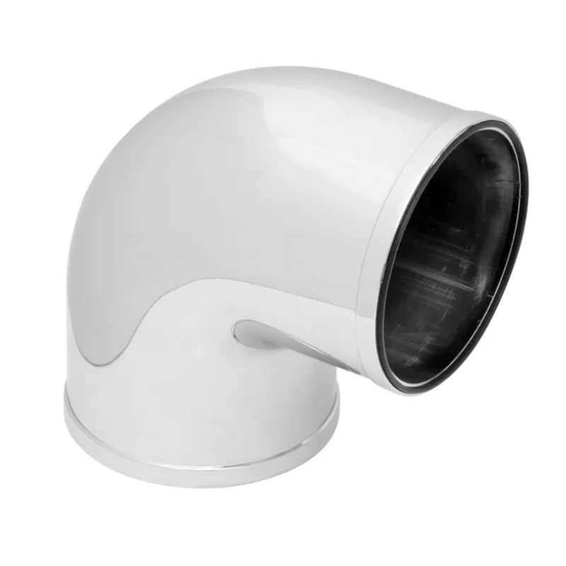 Spectre Universal Intake Elbow Tube (ABS) 3in. OD / 90 Degree - Chrome Spectre Universal Intake Elbow Tube (ABS) 3in. OD / 90 Degree - Chrome
