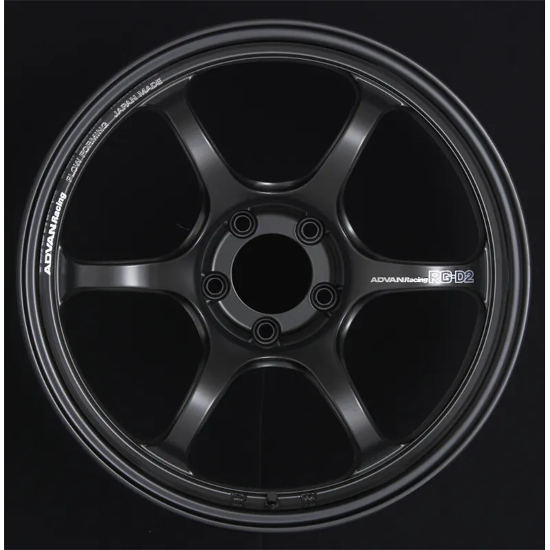 Advan RG-D2 18x8.0 +44 5-114.3 Semi Gloss Black Wheel Advan RG-D2 18x8.0 +44 5-114.3 Semi Gloss Black Wheel