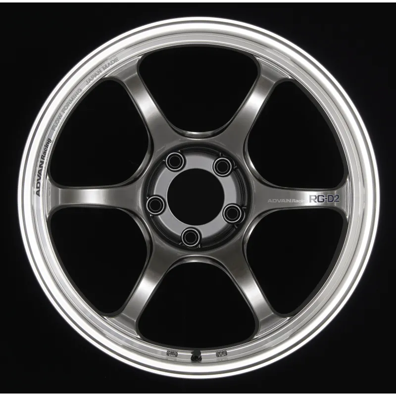 Advan RG-D2 16x8.0 +38 4-100 Machining & Racing Hyper Black Wheel Advan RG-D2 16x8.0 +38 4-100 Machining & Racing Hyper Black Wheel