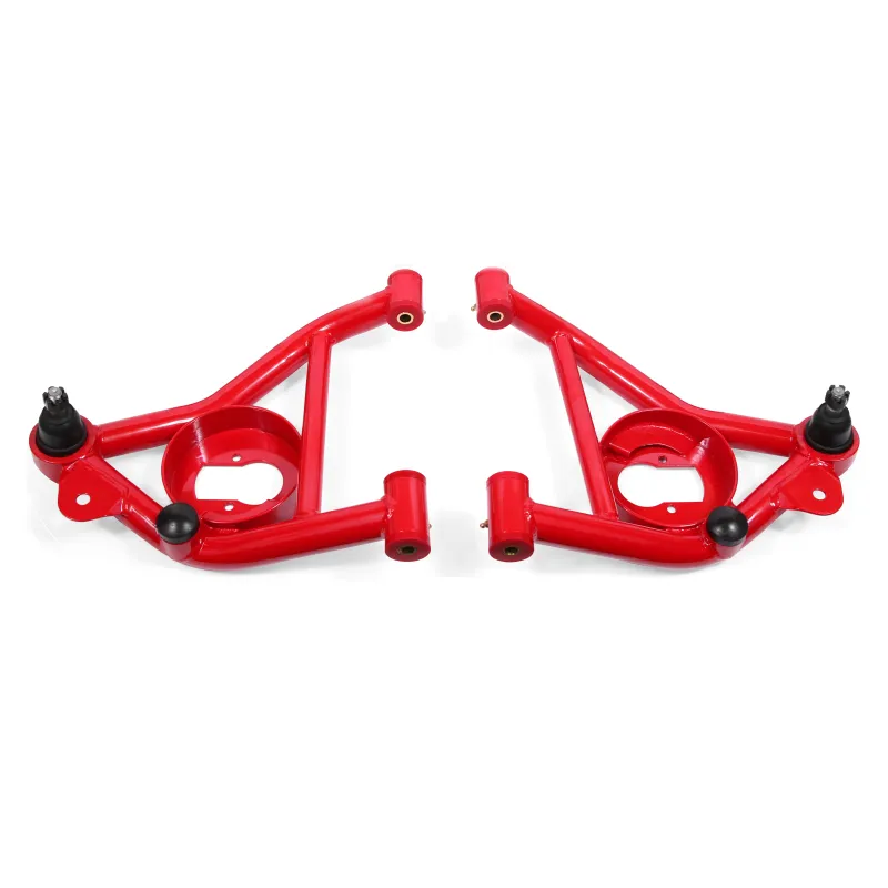 BMR 82-82 3rd Gen F-Body Non-Adj. Lower A-Arms w/ Spring Pocket (Polyurethane) - Red BMR 82-82 3rd Gen F-Body Non-Adj. Lower A-Arms w/ Spring Pocket (Polyurethane) - Red