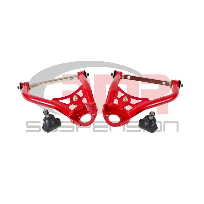BMR 67-69 1st Gen F-Body Pro-Touring Upper A-Arms w/ Tall Ball Joint (Delrin) - Red BMR 67-69 1st Gen F-Body Pro-Touring Upper A-Arms w/ Tall Ball Joint (Delrin) - Red