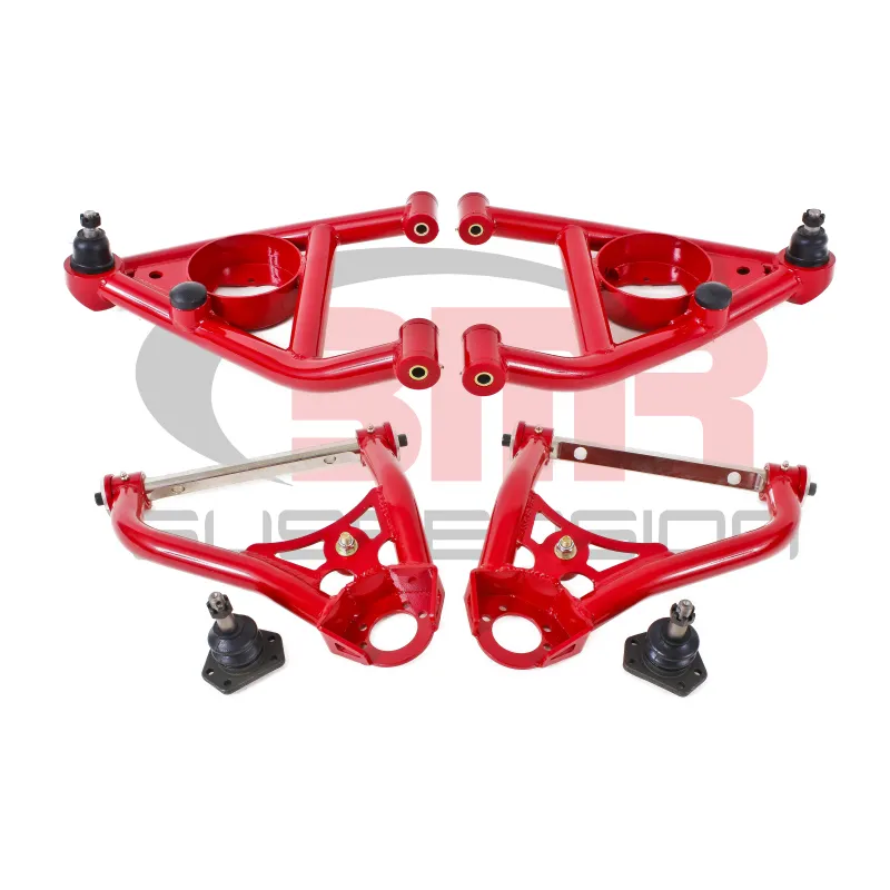 BMR 67-69 1st Gen F-Body Upper And Lower A-Arm Kit - Red BMR 67-69 1st Gen F-Body Upper And Lower A-Arm Kit - Red