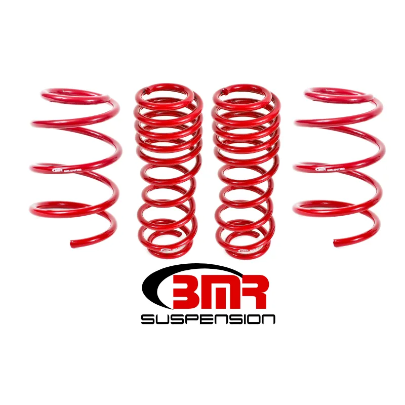 BMR 07-14 Shelby GT500 Lowering Springs (Set Of 4) - Red BMR 07-14 Shelby GT500 Lowering Springs (Set Of 4) - Red