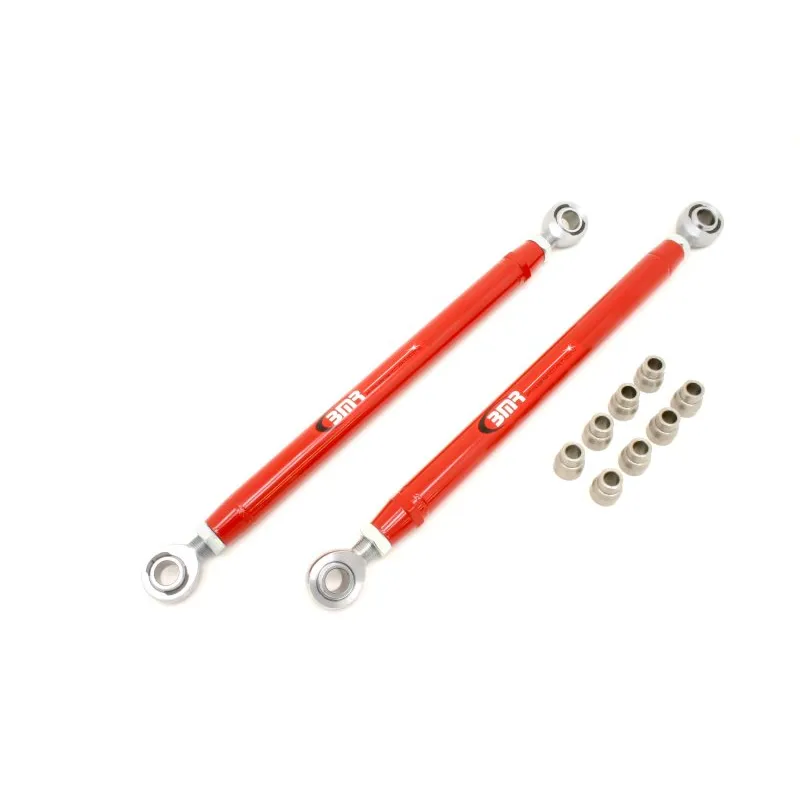 BMR 05-14 S197 Mustang Double Adj. Lower Control Arms w/ Heavy Duty Rod Ends - Red BMR 05-14 S197 Mustang Double Adj. Lower Control Arms w/ Heavy Duty Rod Ends - Red