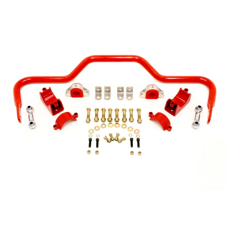 BMR 78-87 G-Body w/ 2.75in Axles Rear Solid 1.375in Xtreme Anti-Roll Bar Kit - Red BMR 78-87 G-Body w/ 2.75in Axles Rear Solid 1.375in Xtreme Anti-Roll Bar Kit - Red