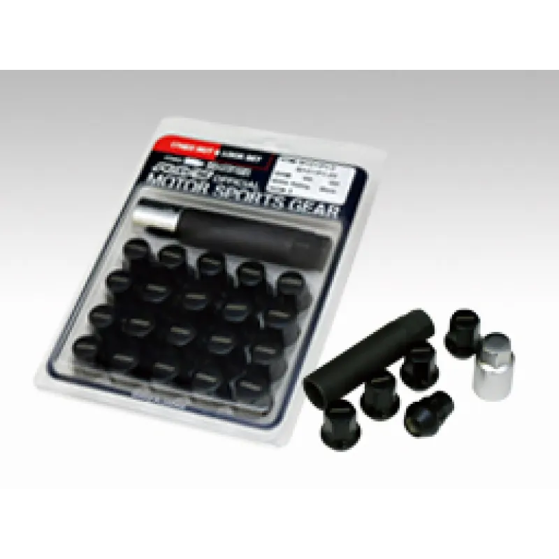 Rays 17 Hex Racing Nut 12x1.50 (Open End) (Blue Seat) - Black (2 Pieces) Rays 17 Hex Racing Nut 12x1.50 (Open End) (Blue Seat) - Black (2 Pieces)