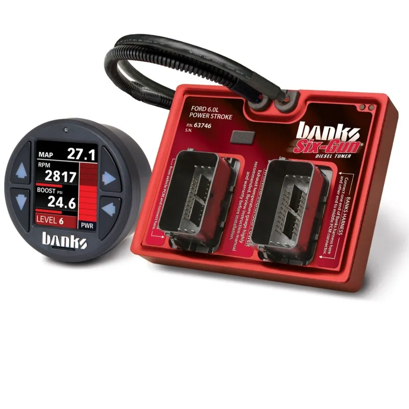 Banks 03-07 Ford F-250/F-350/F-450 6.0L Six-Gun Diesel Tuner w/ iDash-1.8 Banks 03-07 Ford F-250/F-350/F-450 6.0L Six-Gun Diesel Tuner w/ iDash-1.8