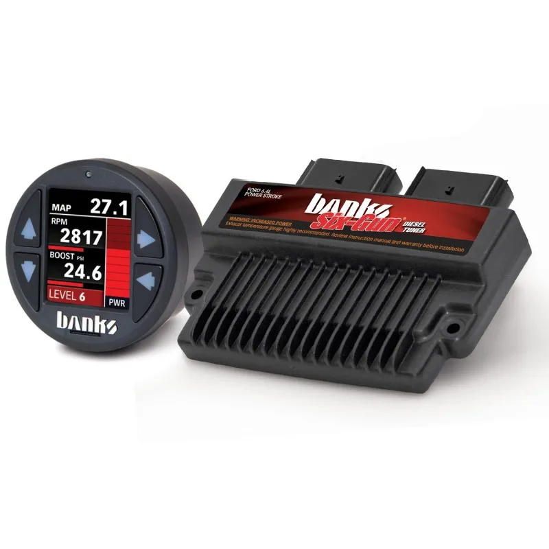 Banks 08-10 Ford F-250/F-350 6.4L Six-Gun Diesel Tuner w/ iDash-1.8 Banks 08-10 Ford F-250/F-350 6.4L Six-Gun Diesel Tuner w/ iDash-1.8