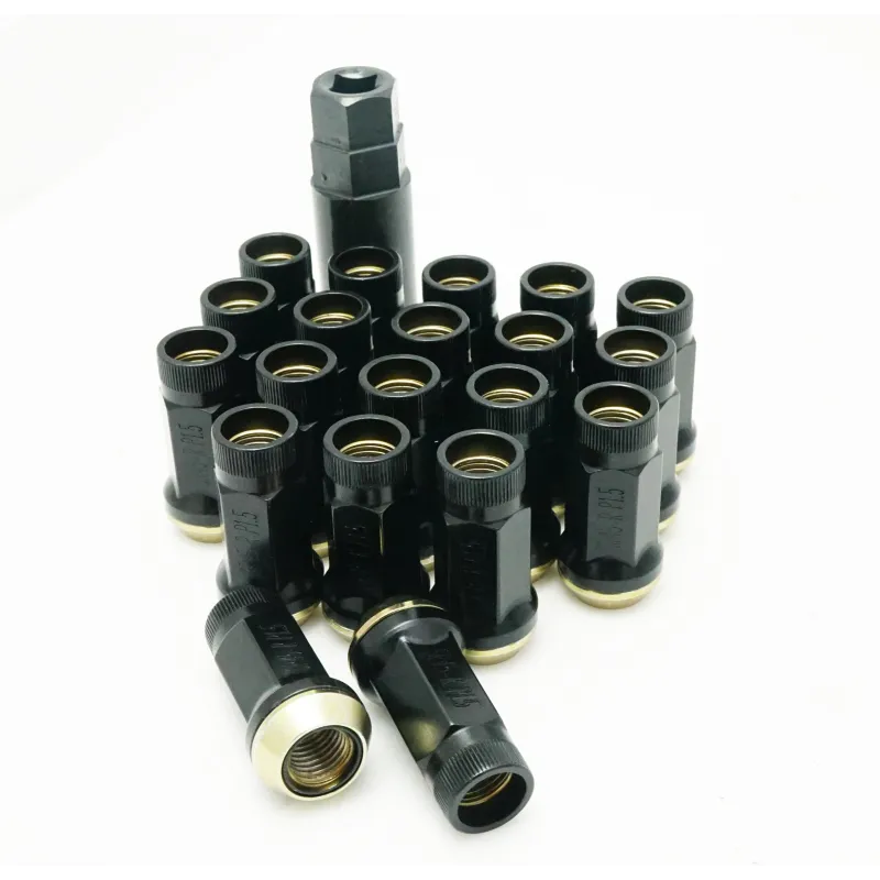 Wheel Mate Muteki SR45R Lug Nut Kit 12x1.5 - Black Wheel Mate Muteki SR45R Lug Nut Kit 12x1.5 - Black