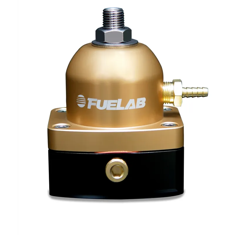 Fuelab 515 TBI Adjustable FPR 10-25 PSI (2) -6AN In (1) -6AN Return - Gold Fuelab 515 TBI Adjustable FPR 10-25 PSI (2) -6AN In (1) -6AN Return - Gold