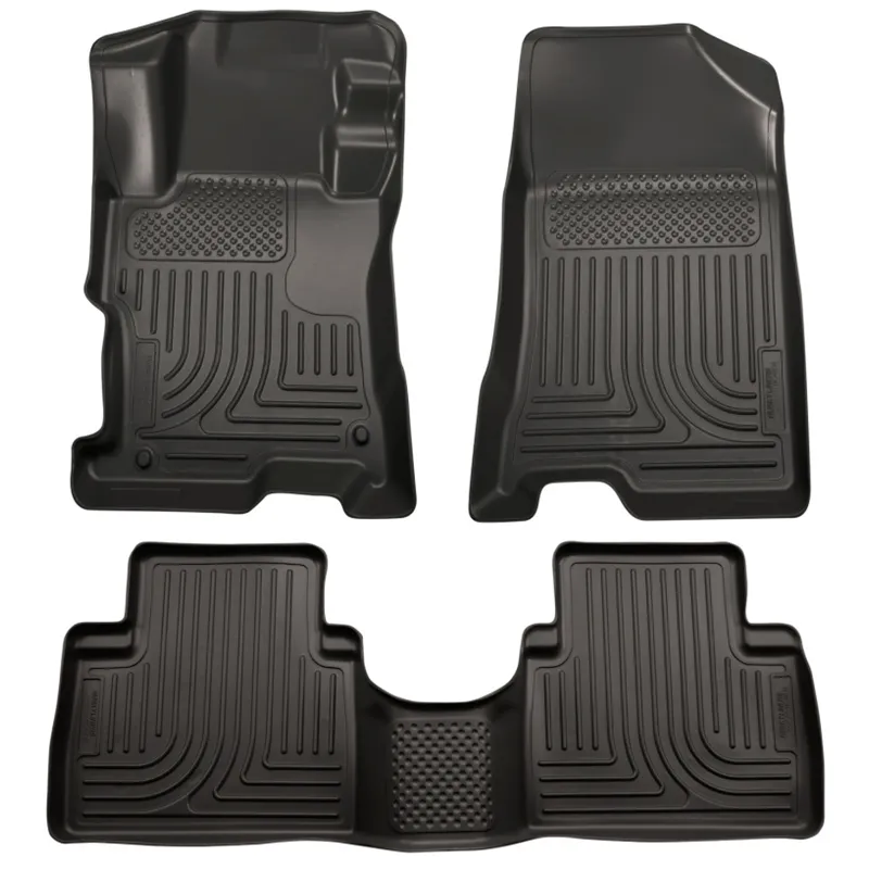 Husky Liners 11-12 Kia Sorento (Auto Trans. Only) WeatherBeater Combo Black Floor Liners Husky Liners 11-12 Kia Sorento (Auto Trans. Only) WeatherBeater Combo Black Floor Liners