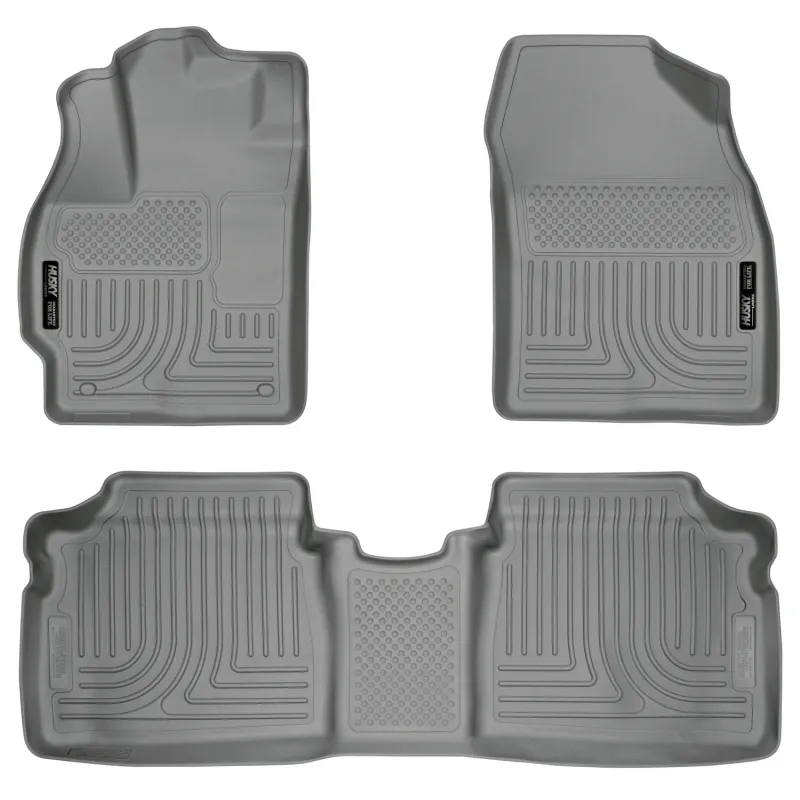 Husky Liners 10-12 Toyota Prius WeatherBeater Combo Gray Floor Liners Husky Liners 10-12 Toyota Prius WeatherBeater Combo Gray Floor Liners