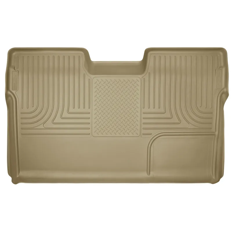 Husky Liners 09-12 Ford F-150 Super Crew WeatherBeater Tan Rear Cargo Liner Husky Liners 09-12 Ford F-150 Super Crew WeatherBeater Tan Rear Cargo Liner