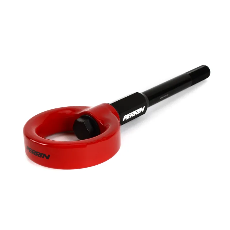 Perrin 02-07 Subaru WRX/STI Tow Hook Kit (Front) - Red Perrin 02-07 Subaru WRX/STI Tow Hook Kit (Front) - Red