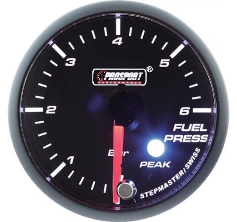 Prosport 52mm Analogue Fuel Pressure Gauge with Peak Recall Prosport - 1