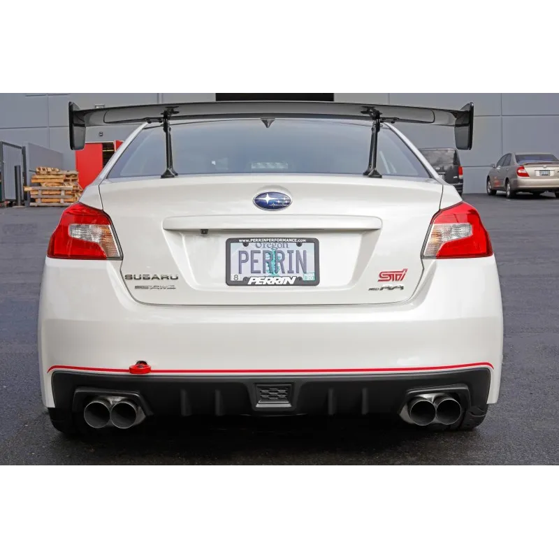 Perrin 15-19 Subaru WRX/STI Tow Hook Kit (Rear) - Red Perrin 15-19 Subaru WRX/STI Tow Hook Kit (Rear) - Red