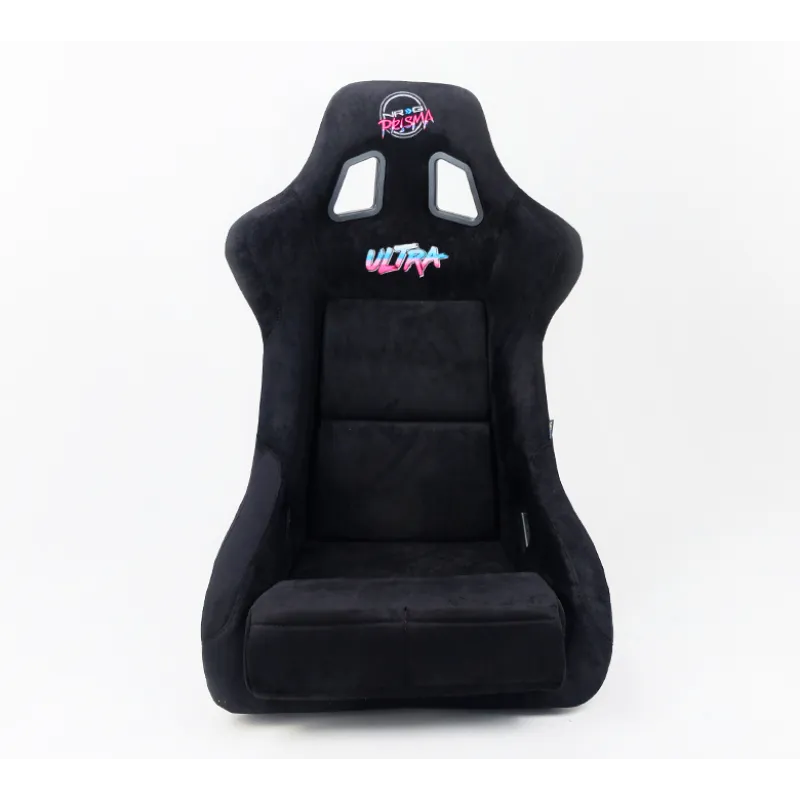 NRG FRP Bucket Seat ULTRA Edition - Large (Black Alcantara/Gold Glitter Back) NRG FRP Bucket Seat ULTRA Edition - Large (Black Alcantara/Gold Glitter Back)