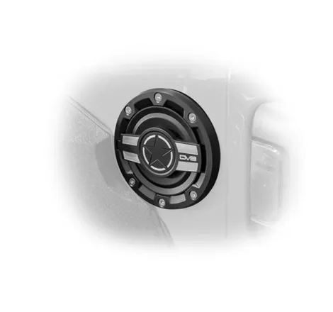 DV8 Offroad 2018+ Jeep JL Aluminum Fuel Door for 20-Pres Wrangler