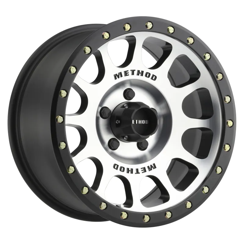 Method MR305 NV 17x8.5 0mm Offset 5x5.5 108mm CB Machined/Black Street Loc Wheel Method MR305 NV 17x8.5 0mm Offset 5x5.5 108mm CB Machined/Black Street Loc Wheel