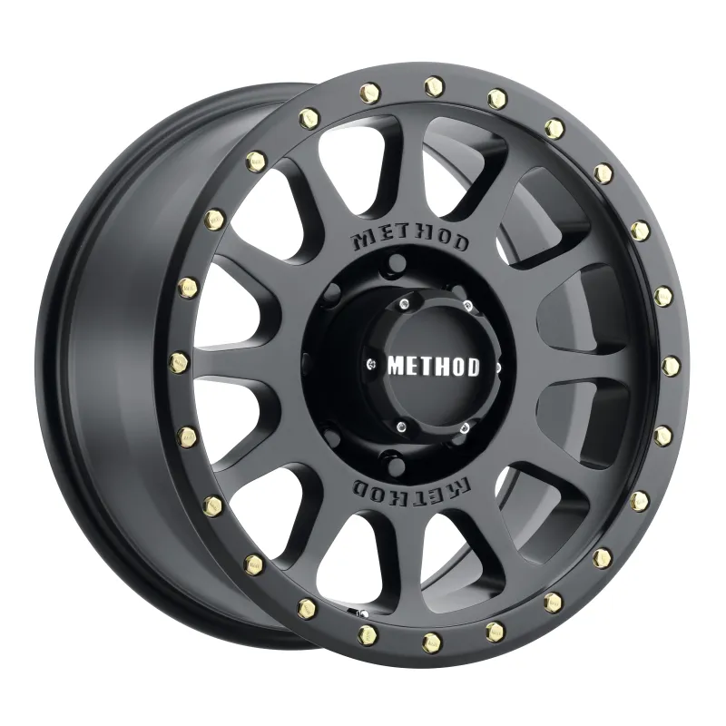Method MR305 NV 18x9 +18mm Offset 8x170 130.81mm CB Matte Black Wheel Method MR305 NV 18x9 +18mm Offset 8x170 130.81mm CB Matte Black Wheel
