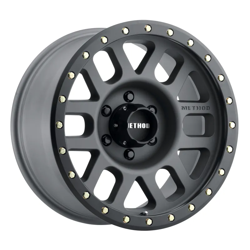 Method MR309 Grid 18x9 0mm Offset 6x5.5 108mm CB Titanium/Black Street Loc Wheel Method MR309 Grid 18x9 0mm Offset 6x5.5 108mm CB Titanium/Black Street Loc Wheel